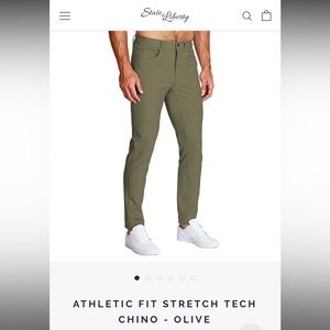 State and Liberty Athletic Fit Stretch Chinos